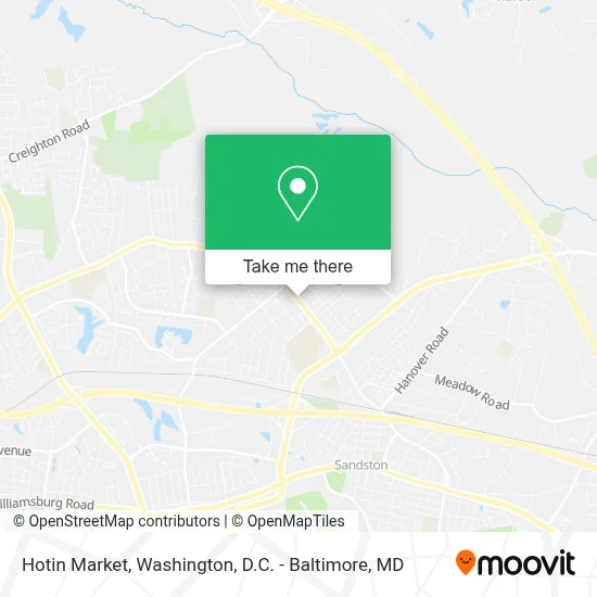 Hotin Market map