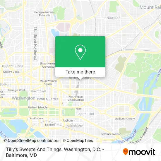 Tilly's Sweets And Things map
