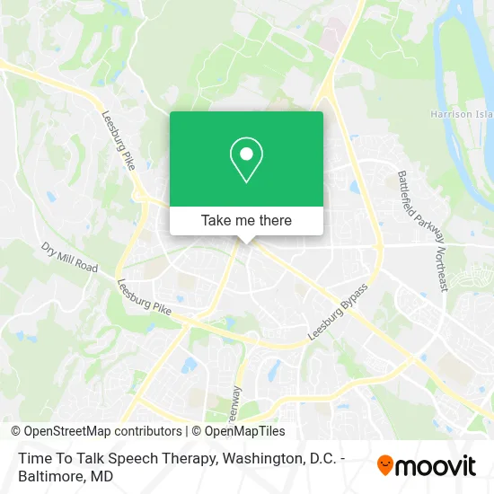 Time To Talk Speech Therapy map