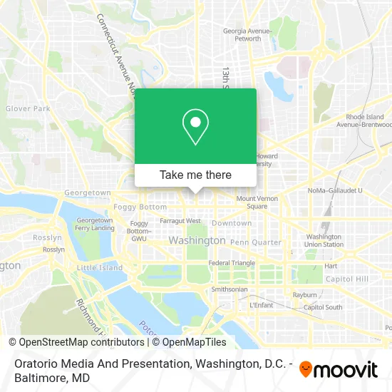 Oratorio Media And Presentation map
