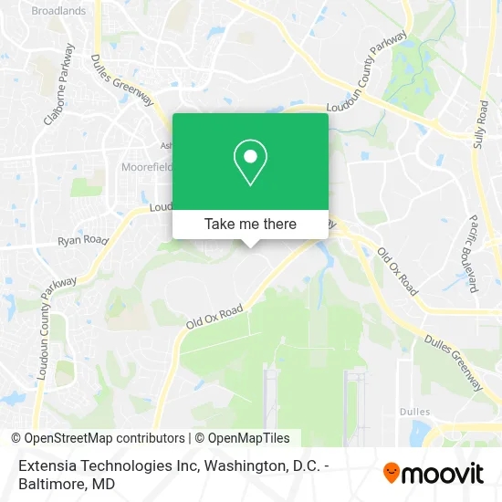 Extensia Technologies Inc map