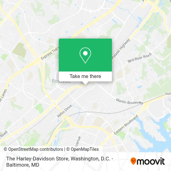 The Harley-Davidson Store map