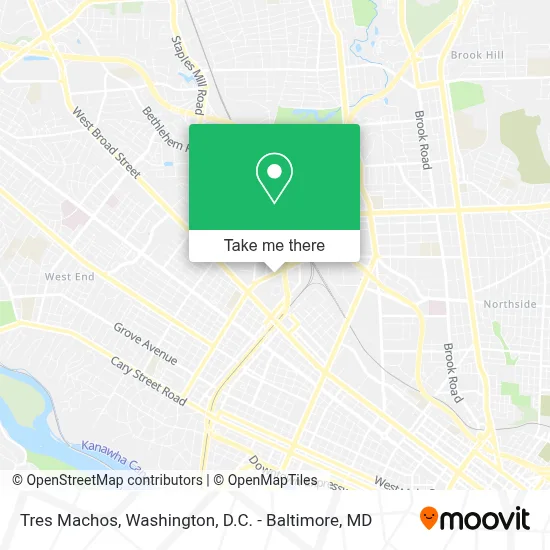 Tres Machos map