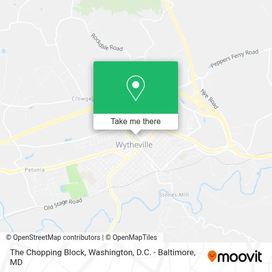 The Chopping Block map
