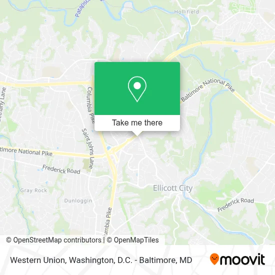 Western Union map