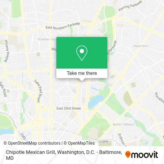 Chipotle Mexican Grill map