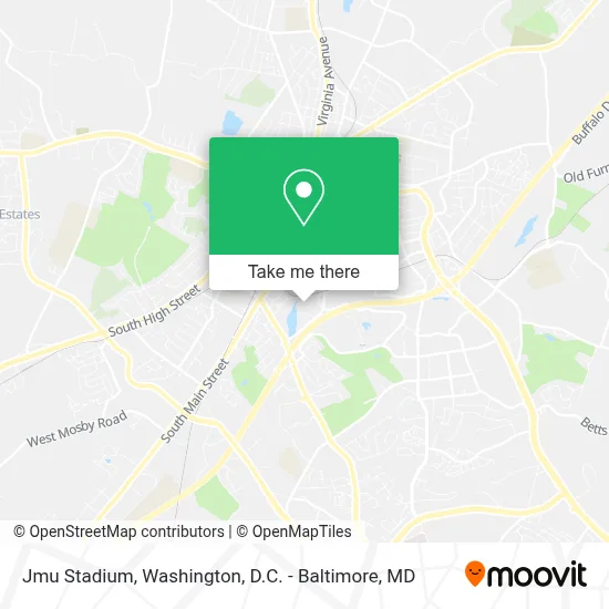 Jmu Stadium map