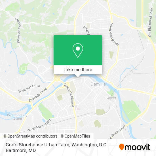 God's Storehouse Urban Farm map