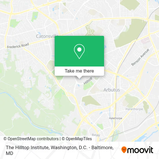 The Hilltop Institute map