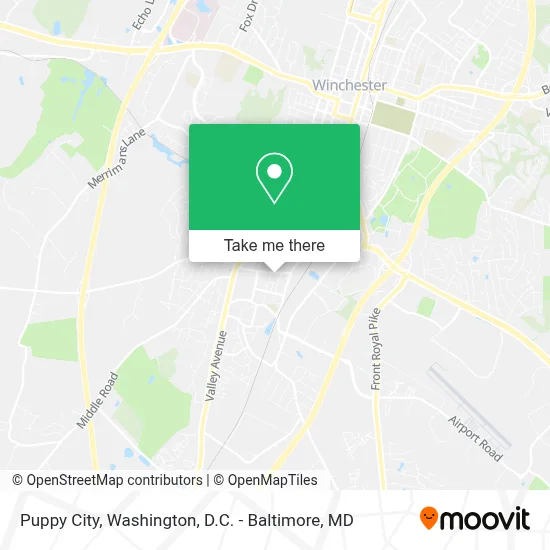 Puppy City map