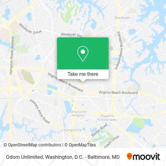 Odom Unlimited map