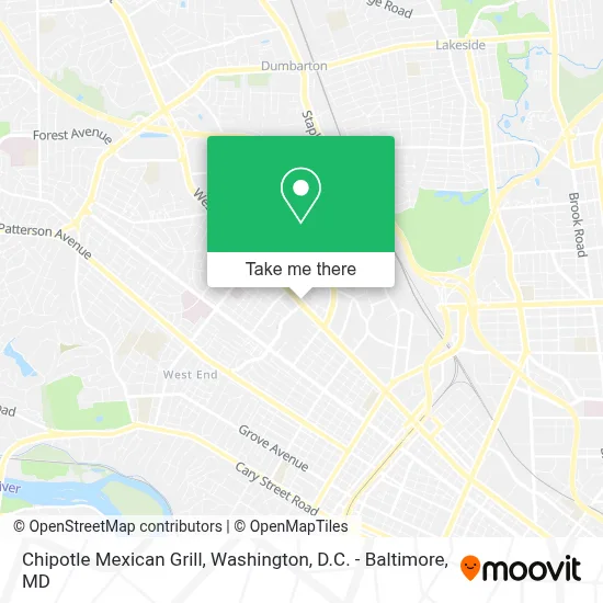 Chipotle Mexican Grill map