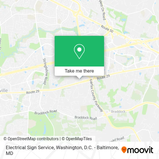 Electrical Sign Service map