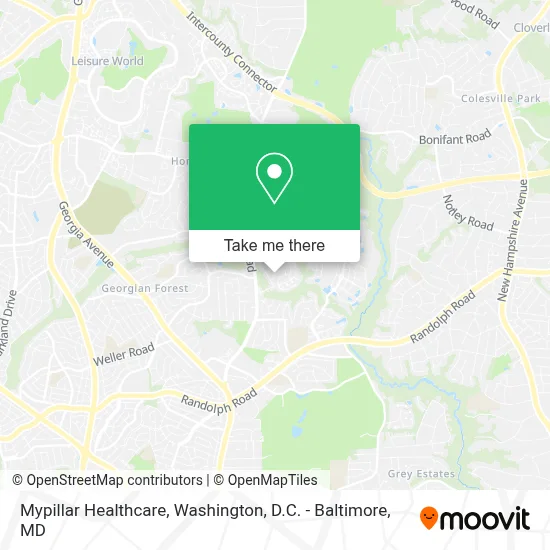 Mypillar Healthcare map