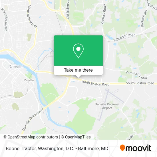 Boone Tractor map
