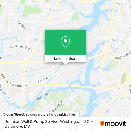 Johnson Well & Pump Service map