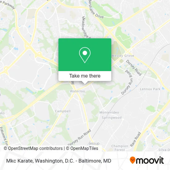Mkc Karate map