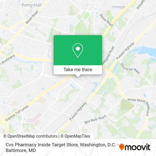 Cvs Pharmacy Inside Target Store map