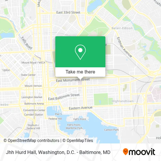 Jhh Hurd Hall map