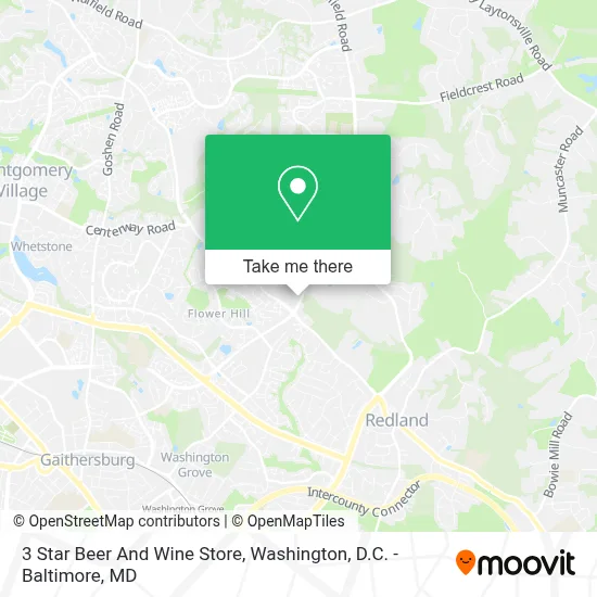 3 Star Beer And Wine Store map