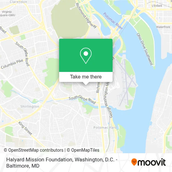 Halyard Mission Foundation map