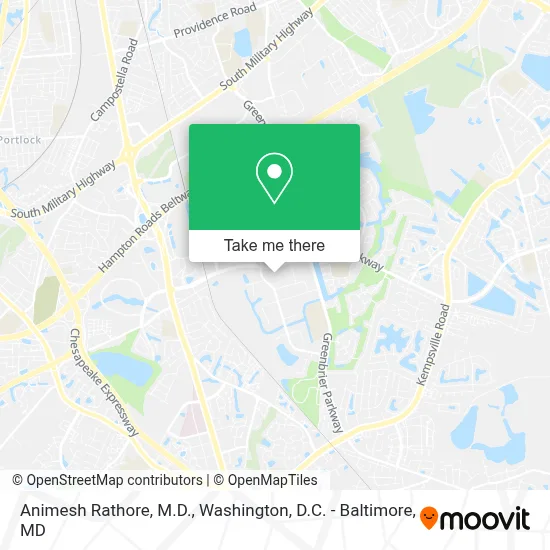Animesh Rathore, M.D. map