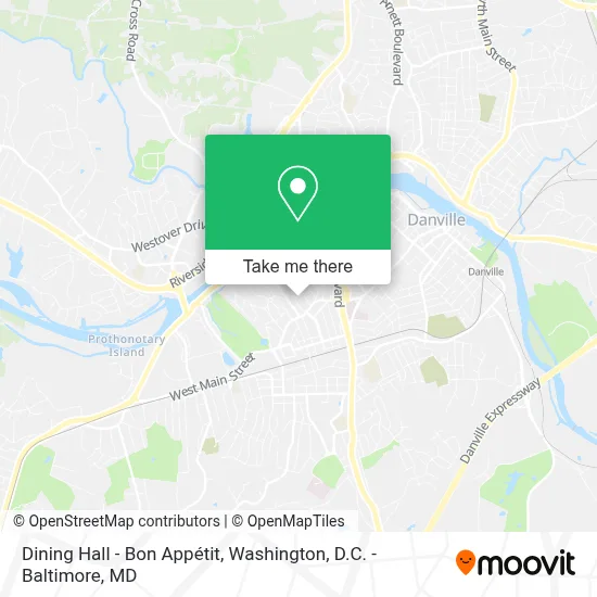Dining Hall - Bon Appétit map
