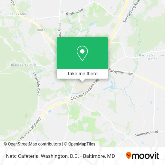 Netc Cafeteria map