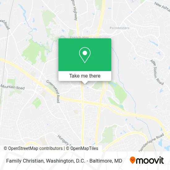 Family Christian map