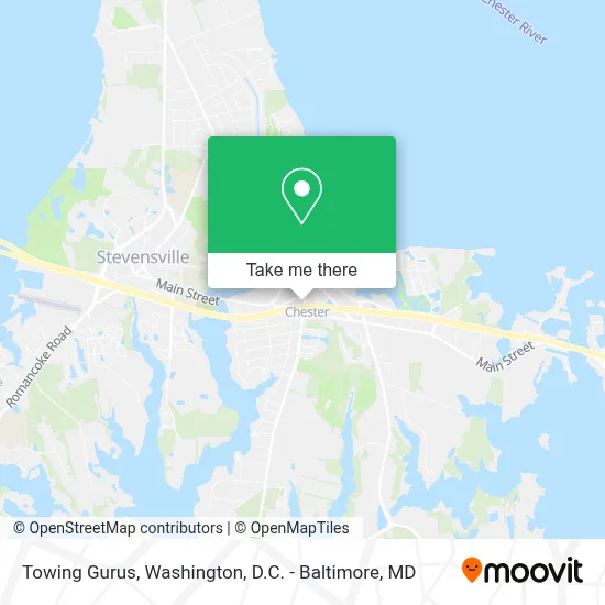 Towing Gurus map