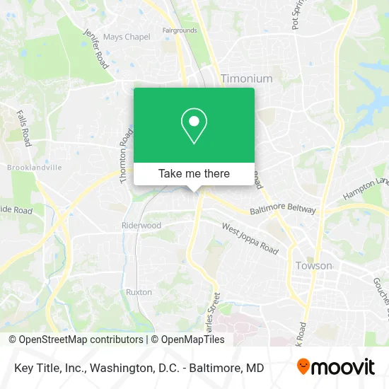 Key Title, Inc. map