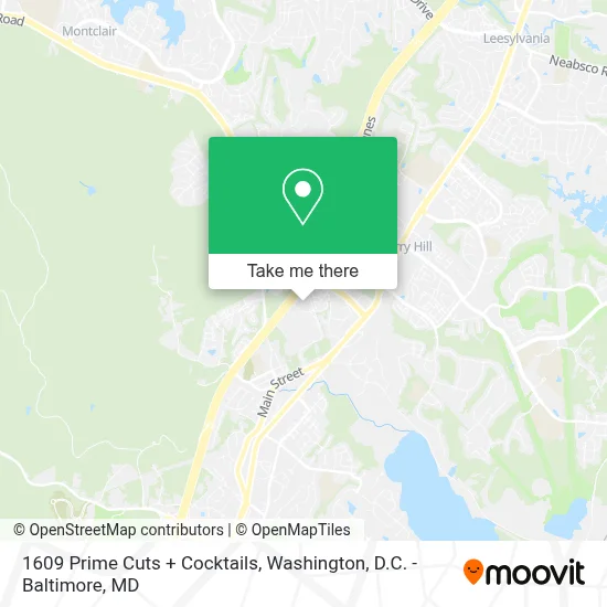 1609 Prime Cuts + Cocktails map