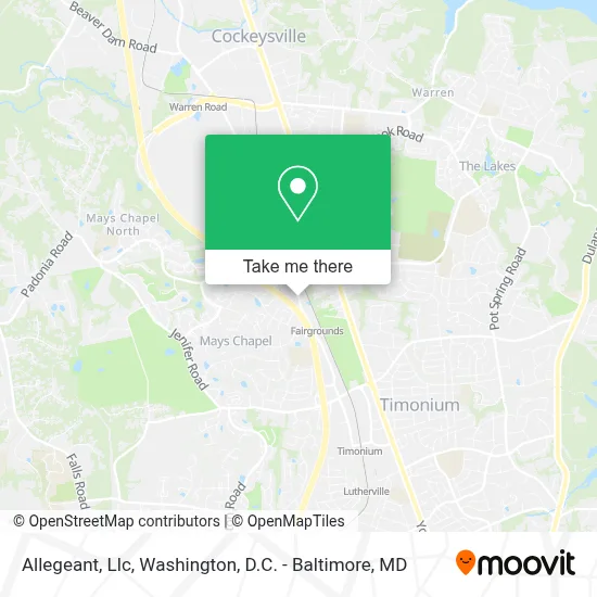 Allegeant, Llc map