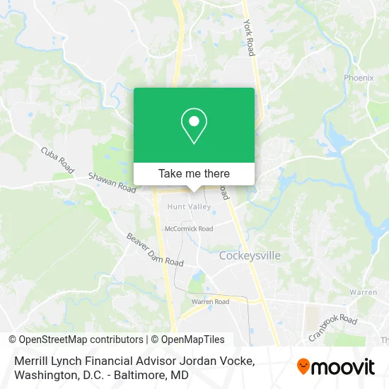 Merrill Lynch Financial Advisor Jordan Vocke map
