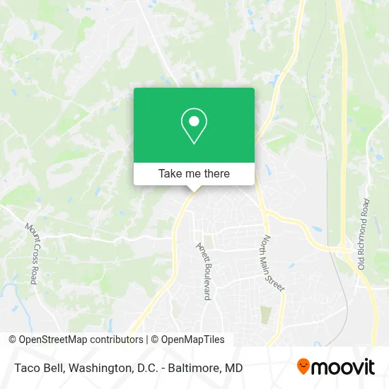 Taco Bell map