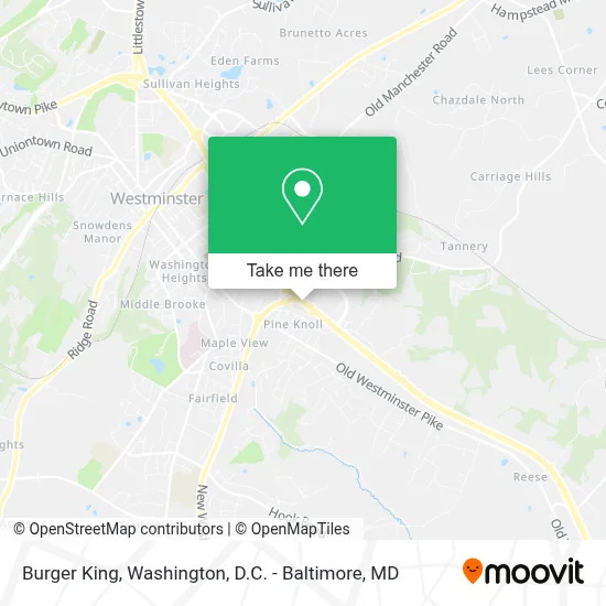 Burger King map