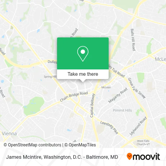 James Mcintire map