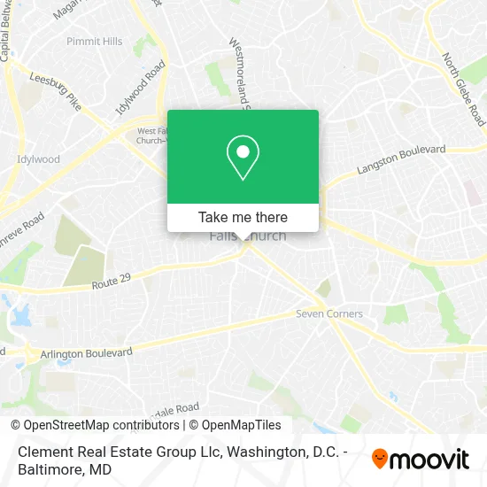 Clement Real Estate Group Llc map