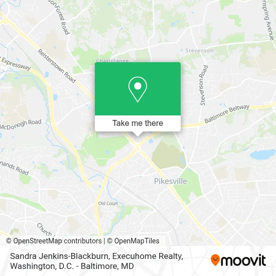 Sandra Jenkins-Blackburn, Execuhome Realty map