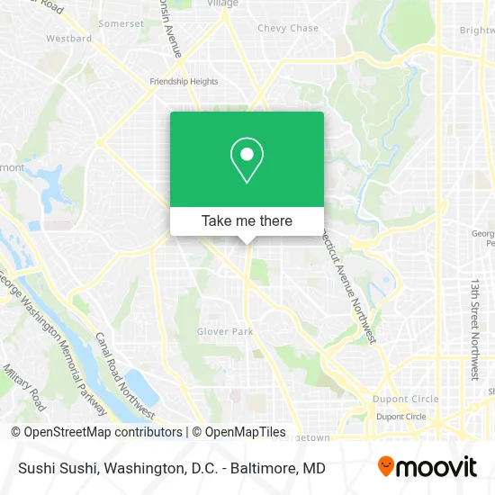 Sushi Sushi map