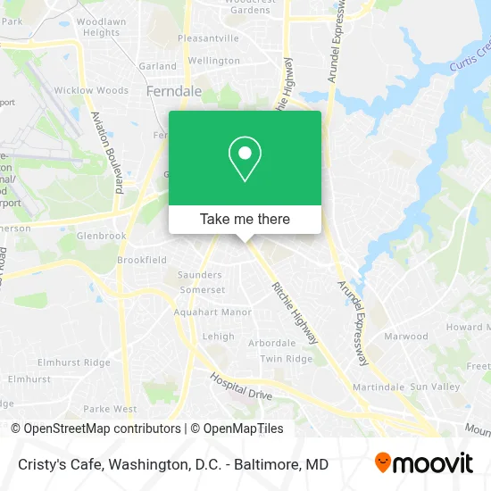 Cristy's Cafe map