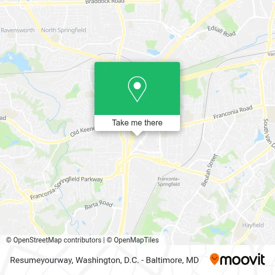 Resumeyourway map
