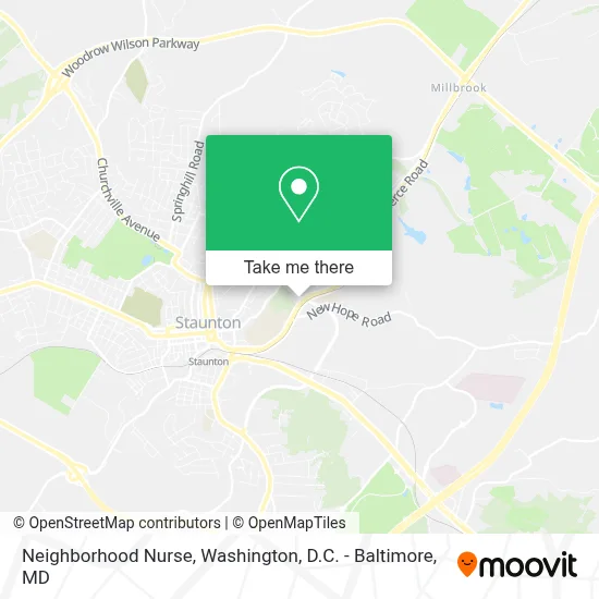 Neighborhood Nurse map