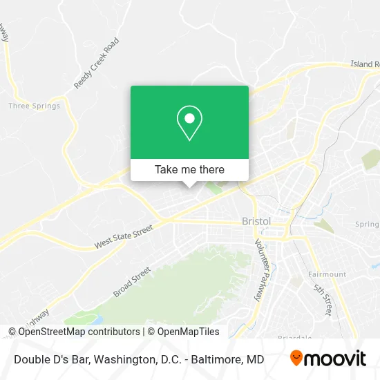 Double D's Bar map