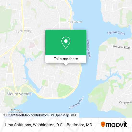 Ursa Solutions map