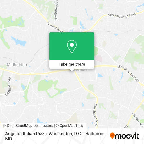 Angelo's Italian Pizza map
