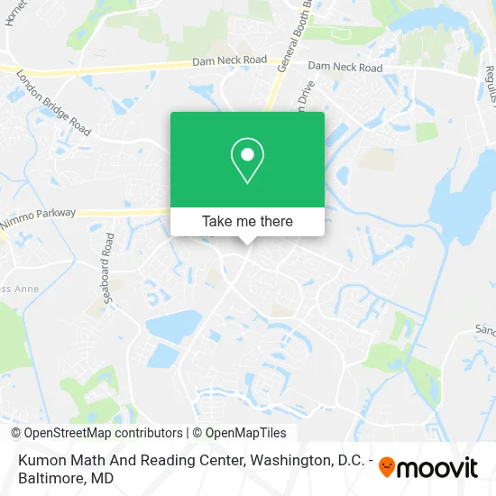 Kumon Math And Reading Center map