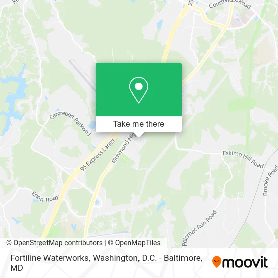 Fortiline Waterworks map