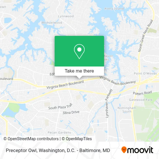 Preceptor Owl map