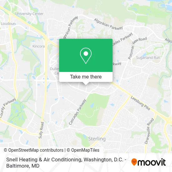 Snell Heating & Air Conditioning map